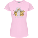 Party Like a Viking Thor Odin Valhalla Womens Petite Cut T-Shirt Light Pink