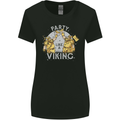Party Like a Viking Thor Odin Valhalla Womens Wider Cut T-Shirt Black