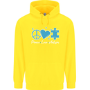 Peace Autism Austistic Childrens Kids Hoodie Yellow
