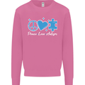 Peace Autism Austistic Mens Sweatshirt Jumper Azalea