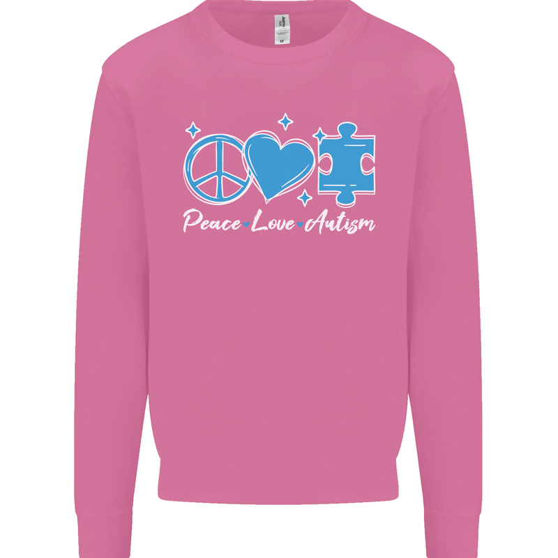Peace Autism Austistic Mens Sweatshirt Jumper Azalea