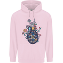 Peace Grenade Anti-War Pacifist World Hippy Childrens Kids Hoodie Light Pink