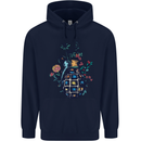 Peace Grenade Anti-War Pacifist World Hippy Childrens Kids Hoodie Navy Blue