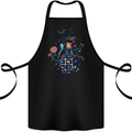 Peace Grenade Anti-War Pacifist World Hippy Cotton Apron 100% Organic Black