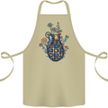 Peace Grenade Anti-War Pacifist World Hippy Cotton Apron 100% Organic Khaki