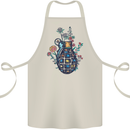 Peace Grenade Anti-War Pacifist World Hippy Cotton Apron 100% Organic Natural