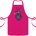 Peace Grenade Anti-War Pacifist World Hippy Cotton Apron 100% Organic Pink