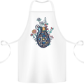Peace Grenade Anti-War Pacifist World Hippy Cotton Apron 100% Organic White