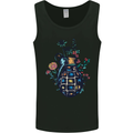 Peace Grenade Anti-War Pacifist World Hippy Mens Vest Tank Top Black