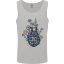 Peace Grenade Anti-War Pacifist World Hippy Mens Vest Tank Top Sports Grey