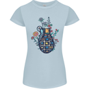 Peace Grenade Anti-War Pacifist World Hippy Womens Petite Cut T-Shirt Light Blue