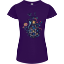 Peace Grenade Anti-War Pacifist World Hippy Womens Petite Cut T-Shirt Purple