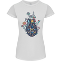 Peace Grenade Anti-War Pacifist World Hippy Womens Petite Cut T-Shirt White
