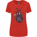Peace Grenade Anti-War Pacifist World Hippy Womens Wider Cut T-Shirt Red