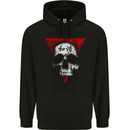 Peace Harmony Skull Gothic Biker Motorbike Childrens Kids Hoodie Black