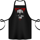 Peace Harmony Skull Gothic Biker Motorbike Cotton Apron 100% Organic Black