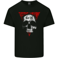 Peace Harmony Skull Gothic Biker Motorbike Kids T-Shirt Childrens Black