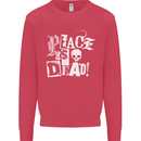 Peace is Dead War Anarchy Anarchist Skull Kids Sweatshirt Jumper Heliconia