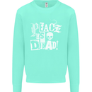 Peace is Dead War Anarchy Anarchist Skull Kids Sweatshirt Jumper Peppermint