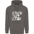 Peace is Dead War Anarchy Anarchist Skull Mens 80% Cotton Hoodie Charcoal