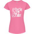 Peace is Dead War Anarchy Anarchist Skull Womens Petite Cut T-Shirt Azalea