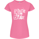 Peace is Dead War Anarchy Anarchist Skull Womens Petite Cut T-Shirt Azalea