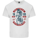 Pedal Pusher Club Cycling Cyclist Funny Mens Cotton T-Shirt Tee Top White