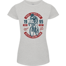 Pedal Pusher Club Cycling Cyclist Funny Womens Petite Cut T-Shirt Sports Grey