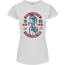 Pedal Pusher Club Cycling Cyclist Funny Womens Petite Cut T-Shirt White