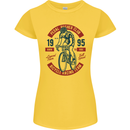 Pedal Pusher Club Cycling Cyclist Funny Womens Petite Cut T-Shirt Yellow