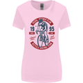 Pedal Pusher Club Cycling Cyclist Funny Womens Wider Cut T-Shirt Light Pink
