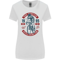 Pedal Pusher Club Cycling Cyclist Funny Womens Wider Cut T-Shirt White