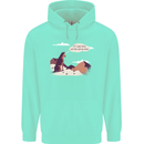 Peeing Dog in the Mountains Funny Childrens Kids Hoodie Peppermint