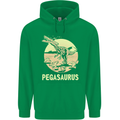 Pegasaurus Dinosaur T-Rex Funny Childrens Kids Hoodie Irish Green
