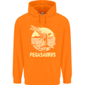 Pegasaurus Dinosaur T-Rex Funny Childrens Kids Hoodie Orange