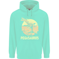 Pegasaurus Dinosaur T-Rex Funny Childrens Kids Hoodie Peppermint