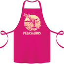 Pegasaurus Dinosaur T-Rex Funny Cotton Apron 100% Organic Pink