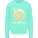 Pegasaurus Dinosaur T-Rex Funny Kids Sweatshirt Jumper Peppermint