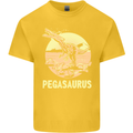 Pegasaurus Dinosaur T-Rex Funny Kids T-Shirt Childrens Yellow