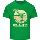 Pegasaurus Dinosaur T-Rex Funny Mens Cotton T-Shirt Tee Top Irish Green