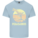 Pegasaurus Dinosaur T-Rex Funny Mens Cotton T-Shirt Tee Top Light Blue