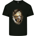 Peragrin Falcon Birds of Prey Mens Cotton T-Shirt Tee Top Black