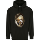 Peragrin Falcon Birds of Prey Mens Hoodie Black