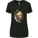 Peragrin Falcon Birds of Prey Womens Wider Cut T-Shirt Black