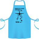 Perfectly Good Aircraft Skydiving Funny Cotton Apron 100% Organic Turquoise
