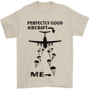 Perfectly Good Aircraft Skydiving Funny Mens T-Shirt Cotton Gildan Sand