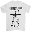 Perfectly Good Aircraft Skydiving Funny Mens T-Shirt Cotton Gildan White