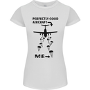 Perfectly Good Aircraft Skydiving Funny Womens Petite Cut T-Shirt White