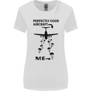 Perfectly Good Aircraft Skydiving Funny Womens Wider Cut T-Shirt White