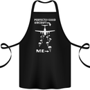 Perfectly Good Aircraft Skydiving Skydiver Cotton Apron 100% Organic Black